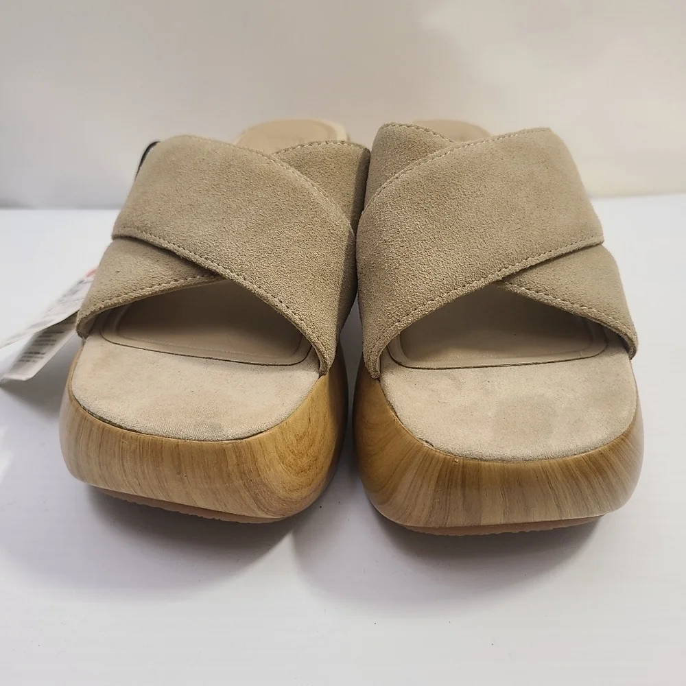 Zara split suede